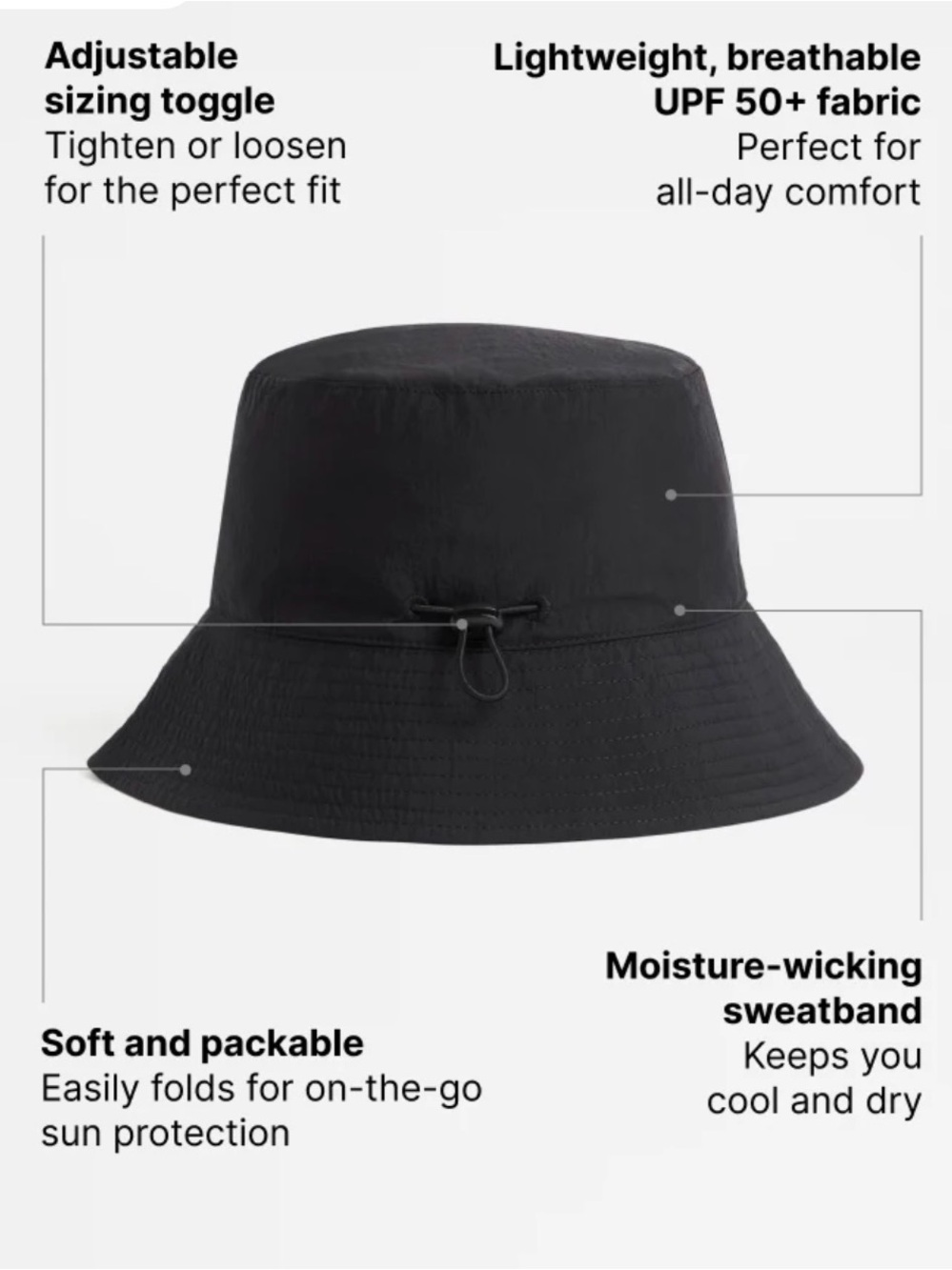 SOLBARI Bondi Bucket Hat UPF 50+ - Picture 2 of 5